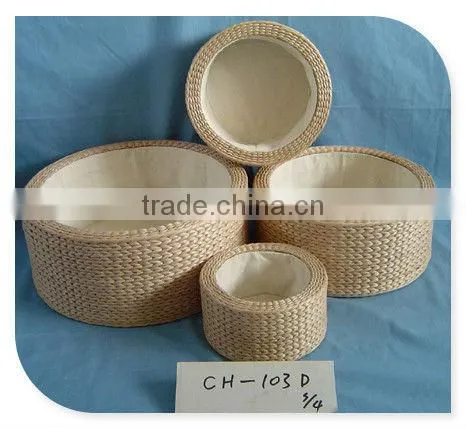 wheat straw storage basket & Corn husk storage basket