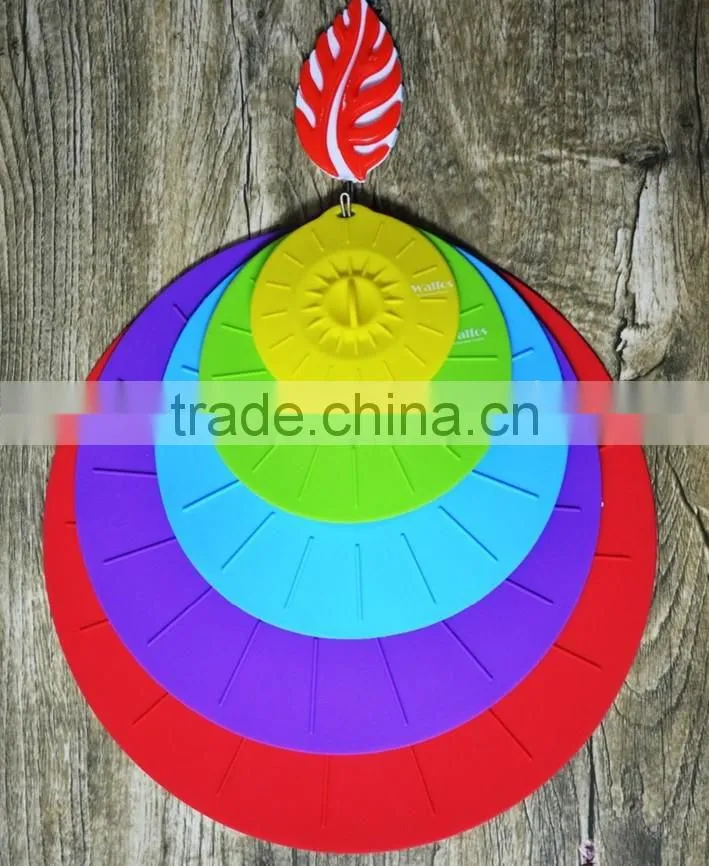 Reusable Suction Seal Covers Silicone fresh cover Silicone Pot Lid