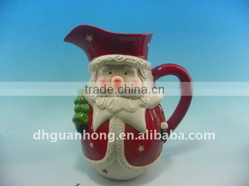 Ceramic Xmas Kettle