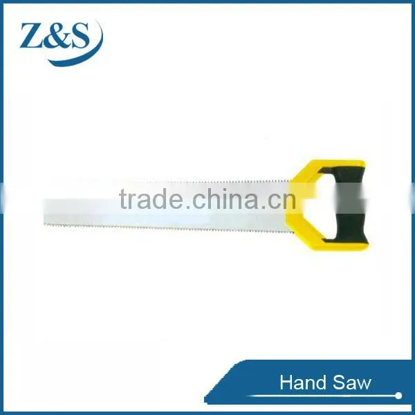 Plastic handle with TPR grips hand saw
