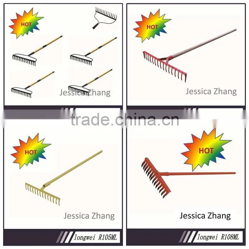 long handle garden rake types