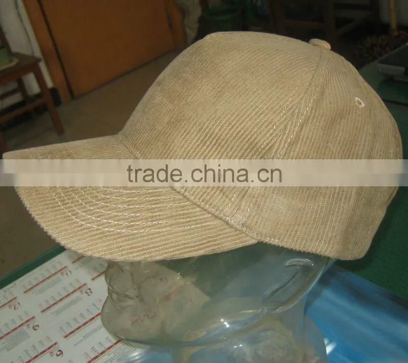 corduroy baseball cap