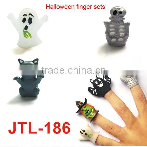 plastic finger puppet of dinosaur
