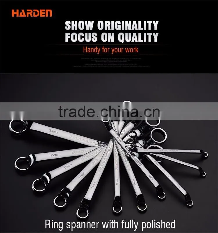 Professional 11PCS CR-V Double Offset Ring Wrench Spanner