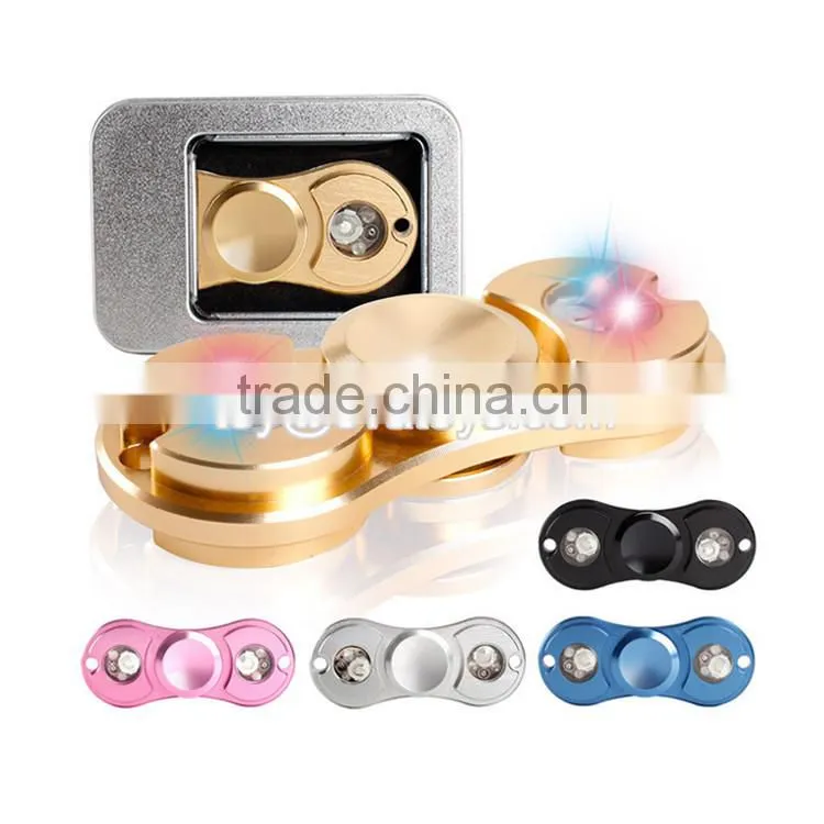 New relieve stress fidget spinner toys LED hand spinner W01A271-S