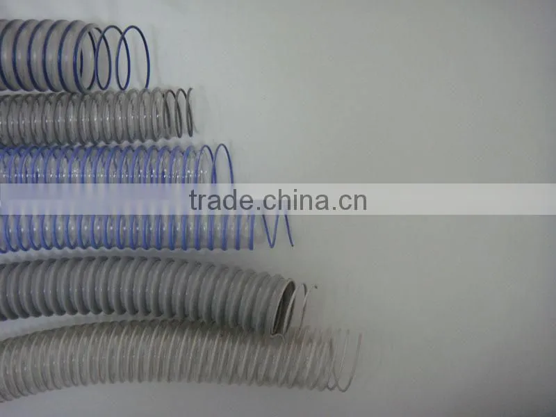 jiangsu wuxi pvc steel wire spring water hose