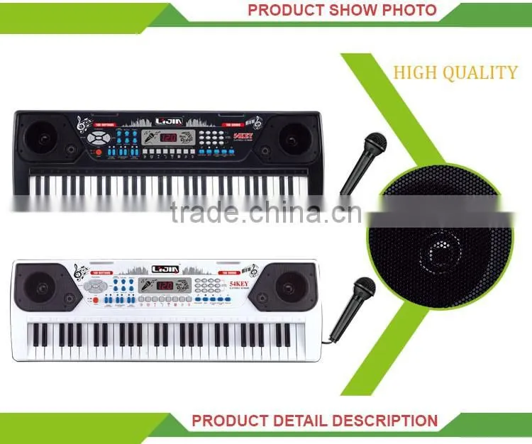 Education instrument music 54 keys electronic organ keyboard