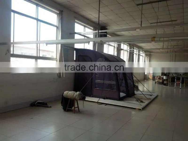 Outside Green inflatable tent Outdoor for car