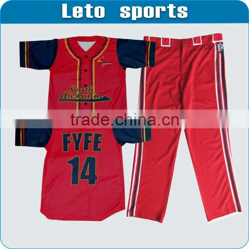 Custom sublimation softball jerseys softball equipment manufacturers