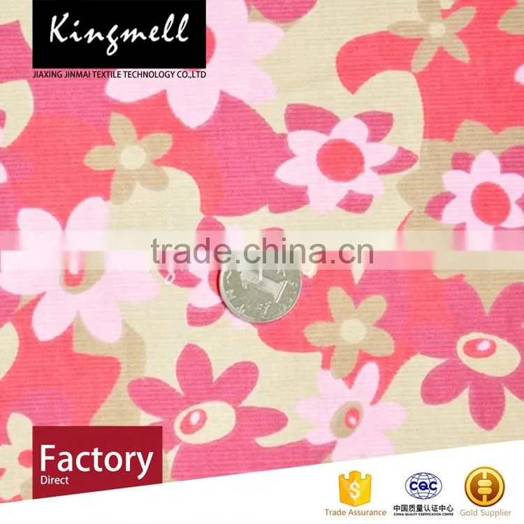 Custom floral digital printing cotton fabric for baby or child clothes