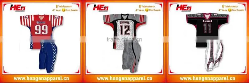 Hongen apparel OEM or ODM American football suit / American football clothing / American football apparel