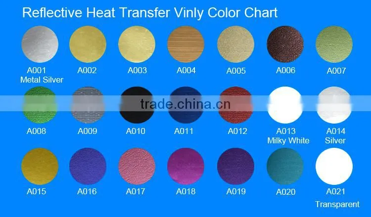2017 Creative design wholesale reflective heat transfer vinyl for clothing