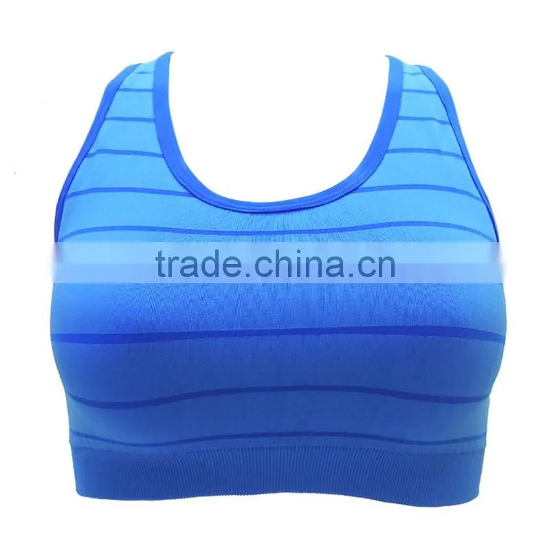 Hot sale manufacturer women seamless bra wireless sports wear sexy yoga bra