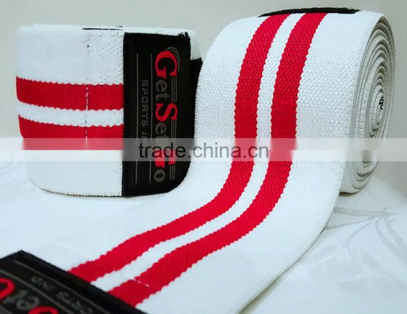 Elasticated Weightlifting Knee Wraps