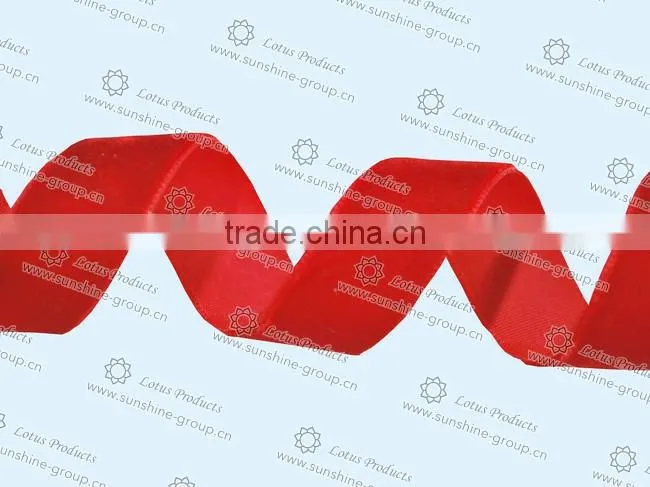 Double Face and Colorful Velvet Ribbon