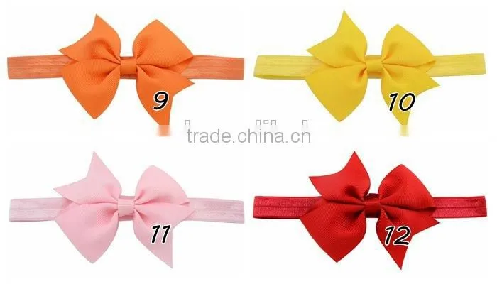 hair bow with elastic hair band