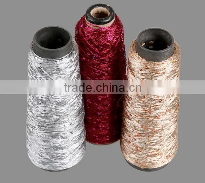 Spangle sequin and paillette thread