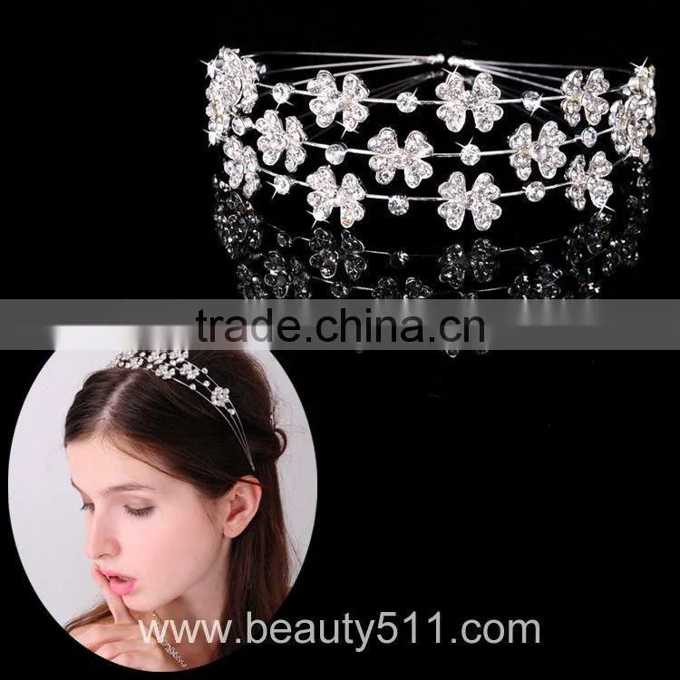 Astergarden Real Photo wedding accessory Tiara crown ASJ016