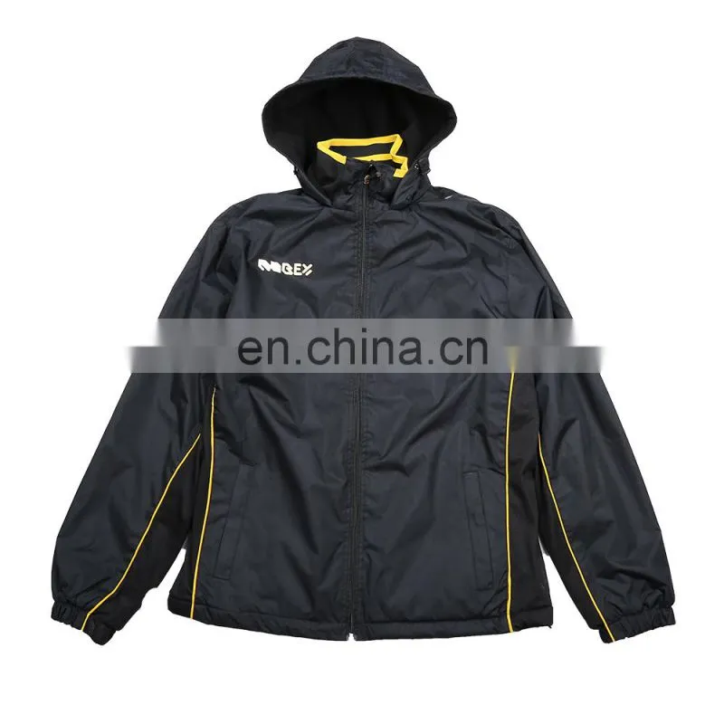 Mens team branded velvet nylon track suit