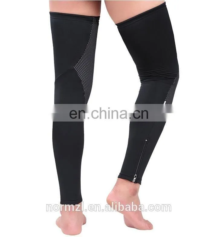 Mens sports cycing foot compression sleeve custom fashion hot knee sleeve