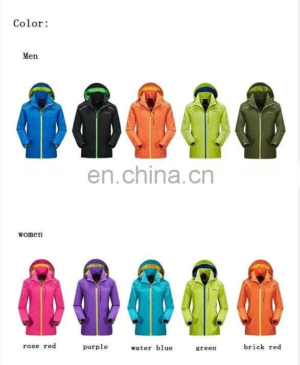 2016 new style outdoor jacket hiking camping jacket