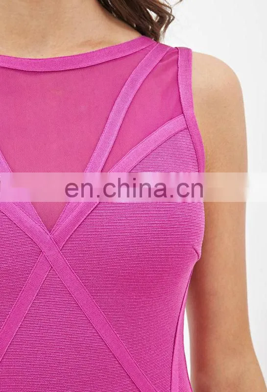 Zippy New design women dress for women Crisscross-Back Bodycon bandage Dress
