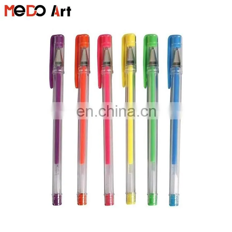 Plastic Fineline 120 Unique Colored Gel Pen Colors Gel Pens Coloring
