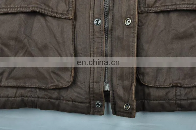 2017 hot sale fashion men cotton wash jacket