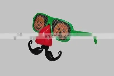 glasses with mustache