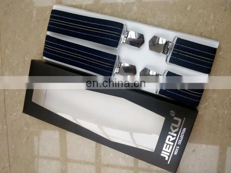 Germany and UK customer design high quality heavy clips men suspenders pants suspenders