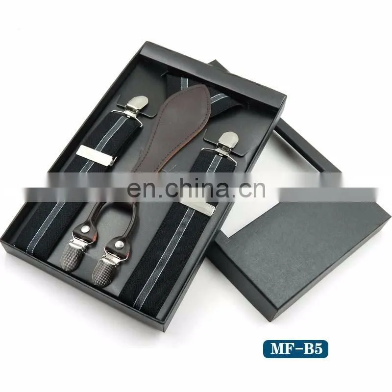 2017 Yiwu wholesale fashion mens suspenders braces
