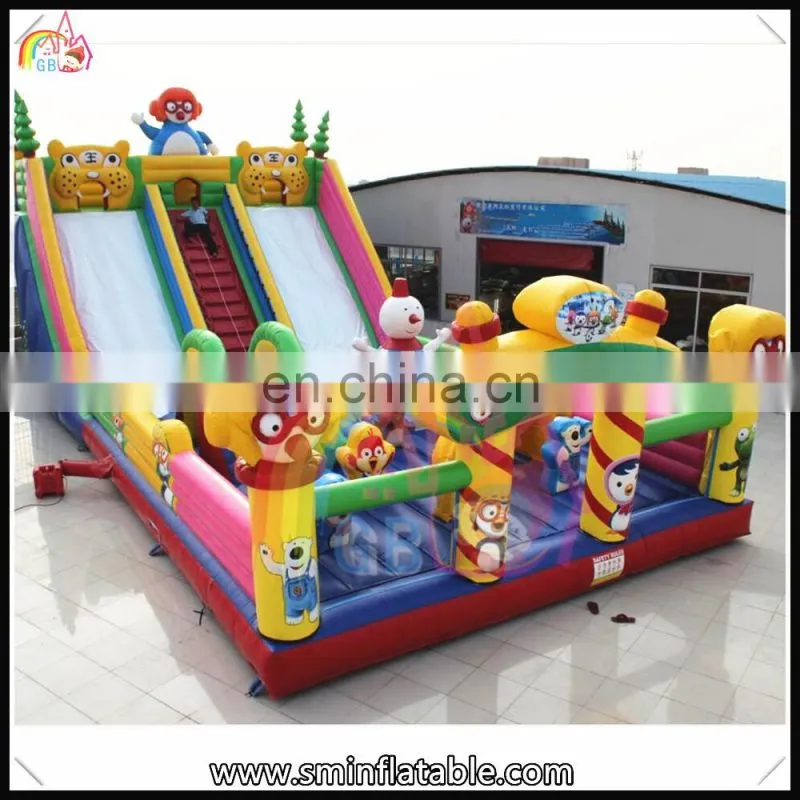 Top Fun Inflatable cartoon funcity,interesting amusement park,outdoor inflatable park