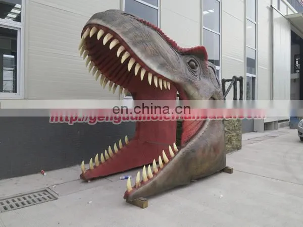 Outdoor high quality theme park dinosaur gate for sale