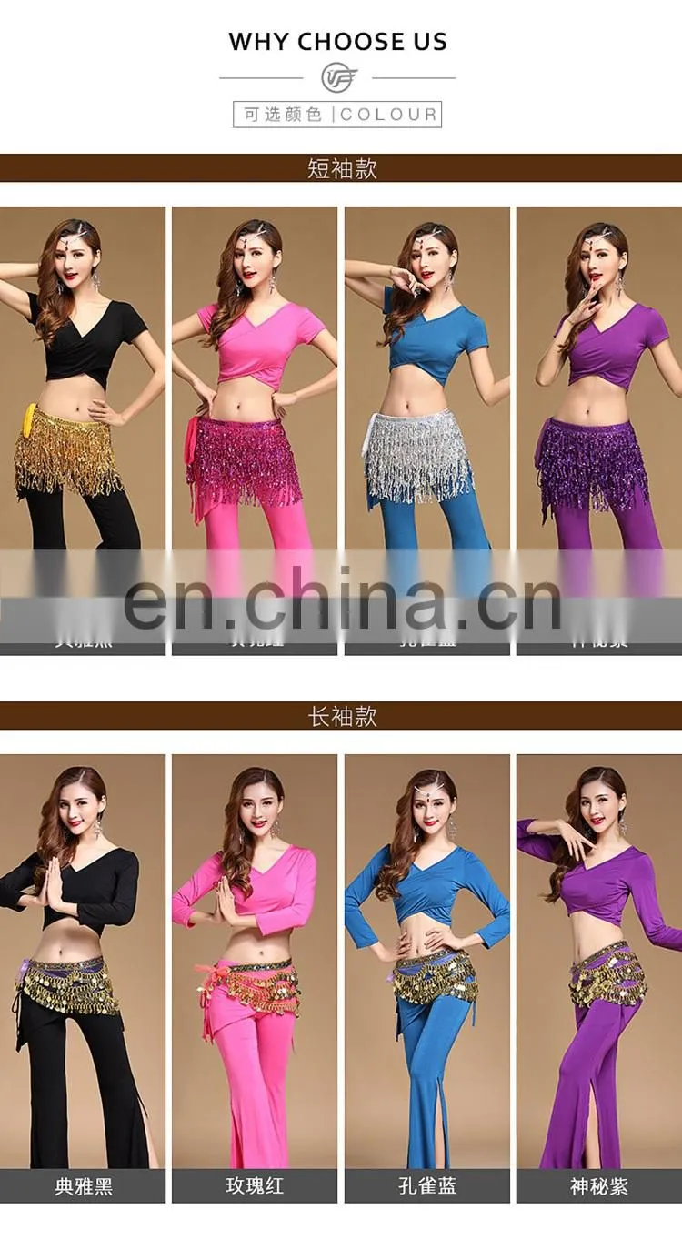 T-5188 Arabic long sleeve wholesales professional belly dance costumes