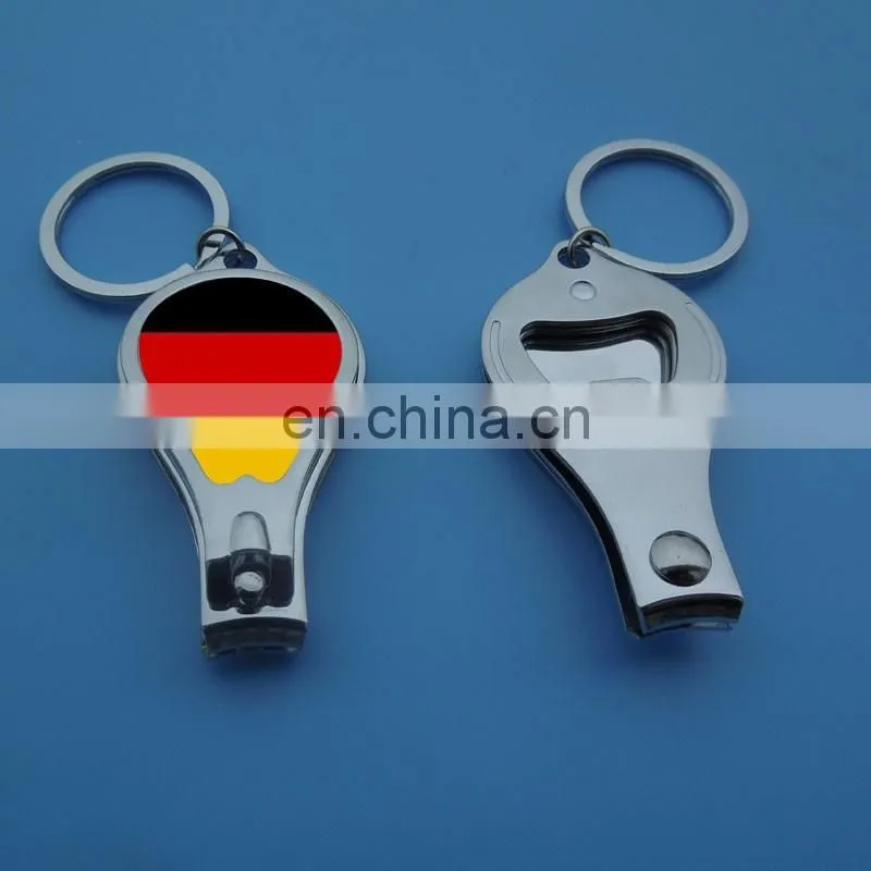 the Union Jack design metal nail clipper bottle opener