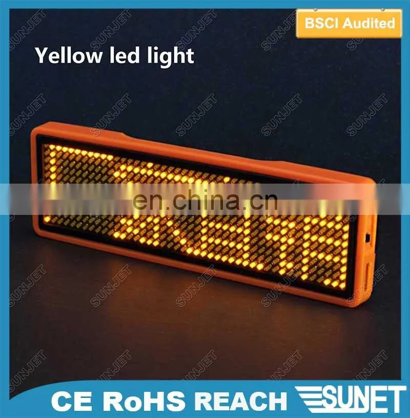 Alibaba Express Led Scrolling Message Display Lapel Pins Flower