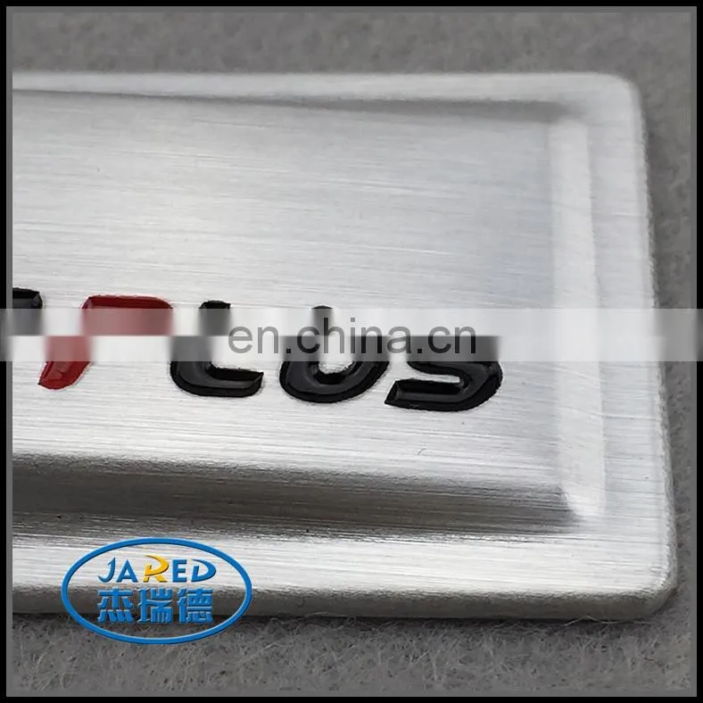 customized aluminium name badge name label