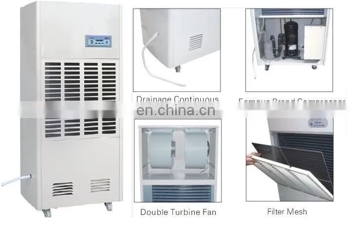 168 Liters per day for Industrial dehumidifier