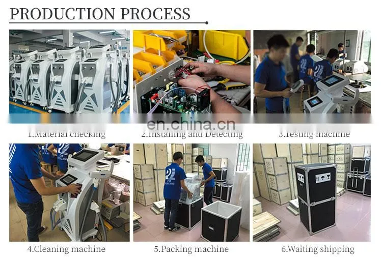 multifunctional 4 in 1 e-light ipl rf yag laser machine for sale