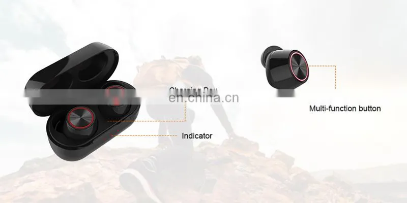 2021 High Quality Design Earphone Touch Siri Mini BT 5.0 Earbuds Headphone with Charging Case