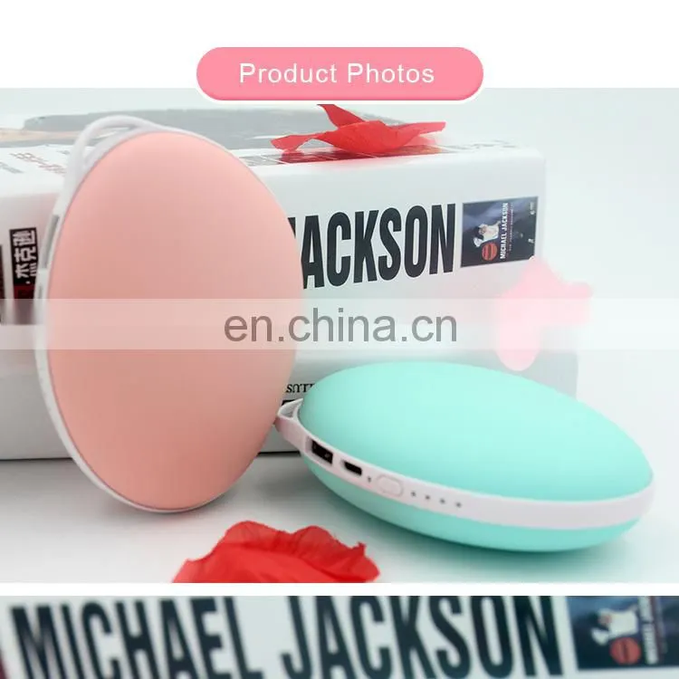 Mango shape warm-hand battery charger 4000mah mini hand warmer power bank portable charger