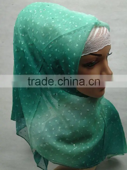 SJ001 clearance sale muslim square scarf