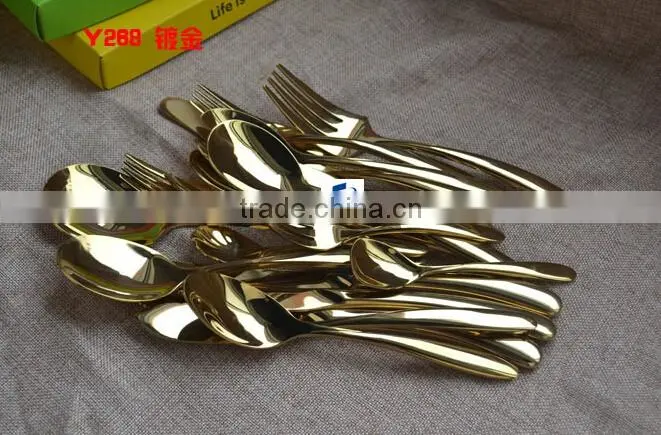 Gold plated flatware wholesale