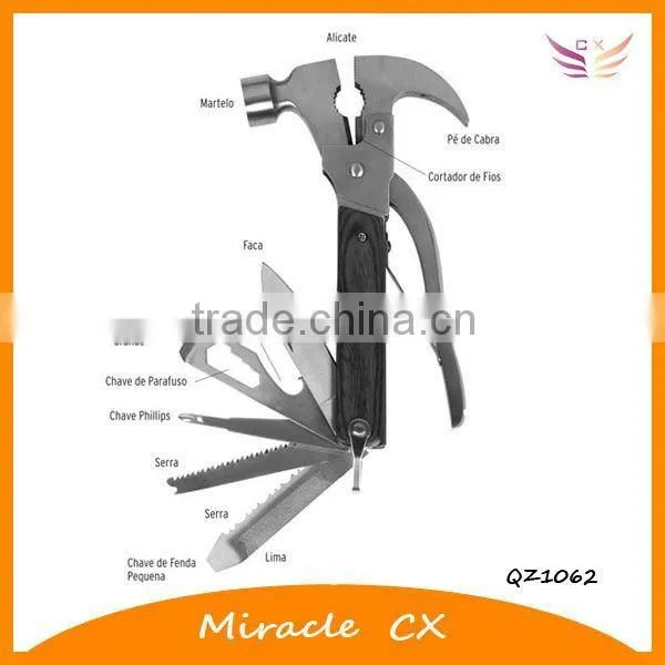 wood handle multi tool with hammer