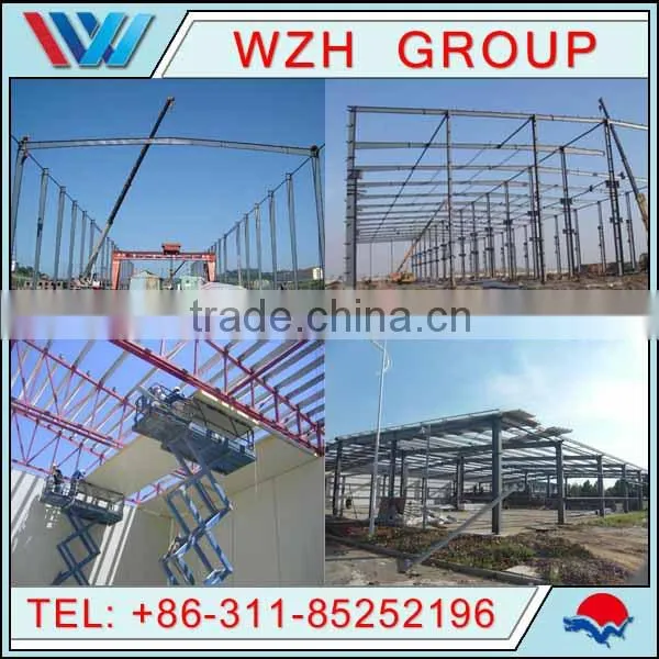 prefabricated steel structure construction industrial warehouse and workshop