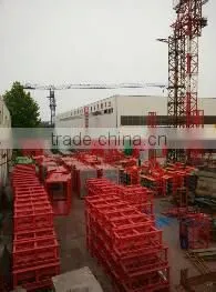 10 tons tower crane 6513 65m Jib Lenght, Tip Loading 1.3 Ton