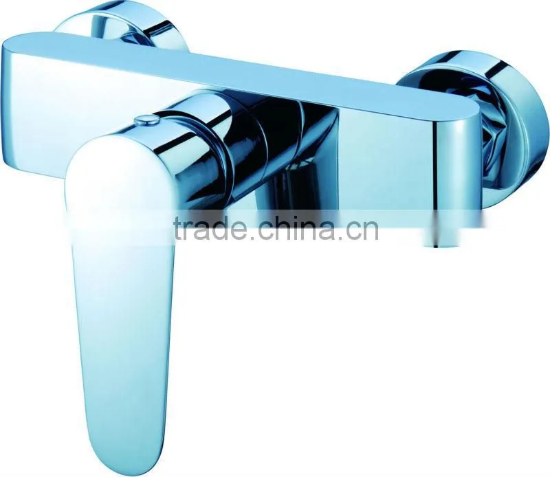 Nicor 8103 Artistic Brass Wall Mounted Chrome Plated Bathroom Shower Faucet