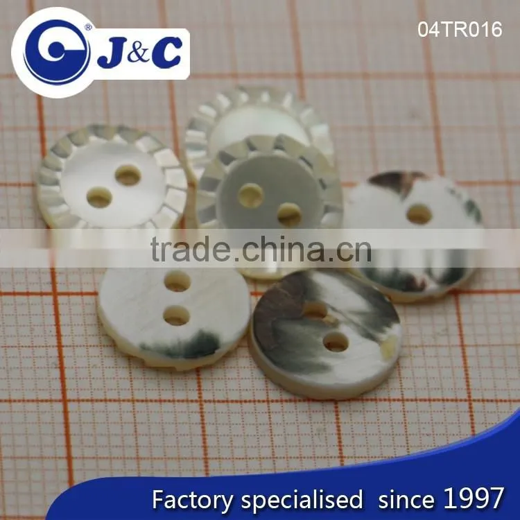 J&C Trocas shell buttons for fashion shirt.TR015,016