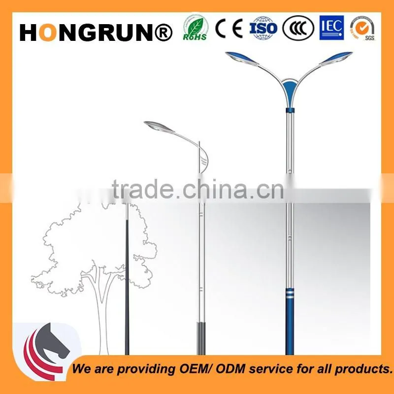 7m-13m Multi-model street lamp pole used for residential area and downtown lighting