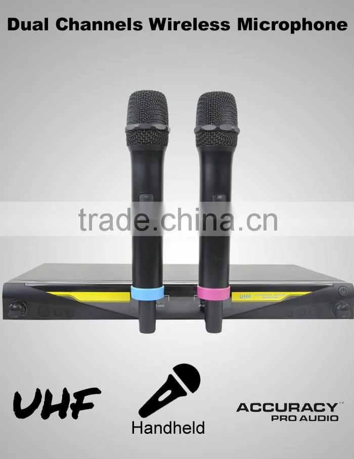 High Sensitive Metal Construction Professional Microfone UHF-272